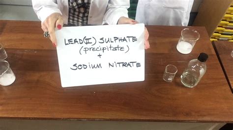 11 Making Lead II Sulphate Precipitation - YouTube