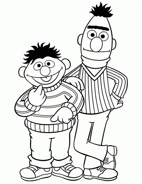 Sesame Street Coloring Pages Elmo - Coloring Home