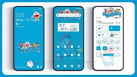 Dorameong v12.5 MIUI Theme | Doraemon Theme for Xiaomi Redmi Phones