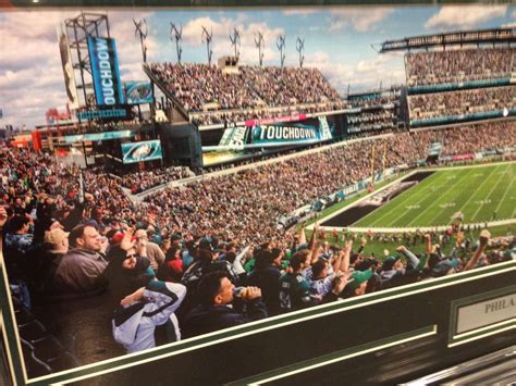 Philadelphia Eagles Stadium Panorama Framed- Lincoln Financial Field- Cool ! | #1854205186