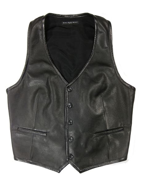 Hand Crafted Classic Custom Made Men's Leather Vests by Behrle NYC, LLC ...