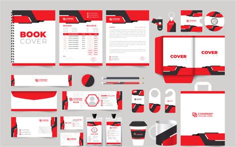 Business promotion stationery design template