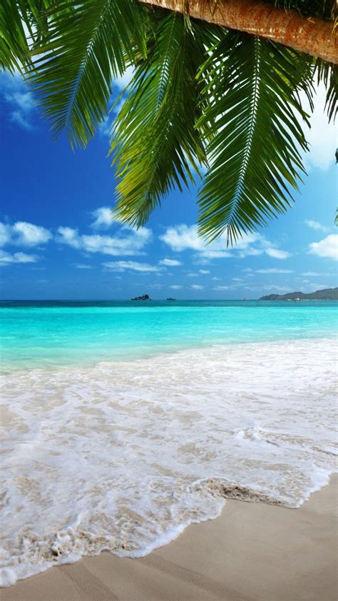 1080x1920 Beach iPhone Wallpaper HD (90 images) | Tropical paradise beach, Beach wallpaper ...