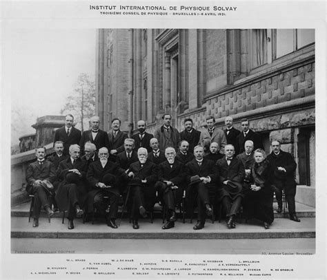 Solvay Conference 1921 | Solvay, Physics, Marie curie