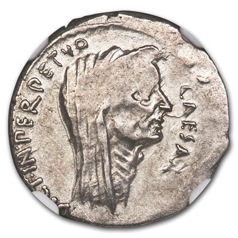 Buy Roman Silver Denarius Julius Caesar (44 BC) XF NGC | APMEX