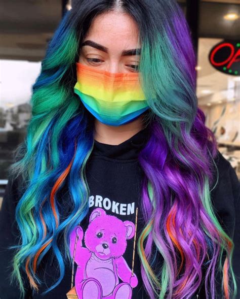 40 Crazy Hair Colour Ideas To Try in 2022 : Gemstone Mermaid I Take You | Wedding Readings ...