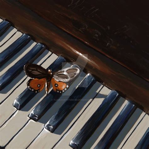 Old piano with butterfly by TijanaARTStudio88 on DeviantArt