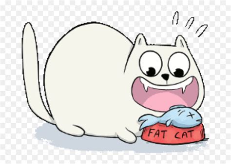 Fatcat Eating - Fat Cat Hangouts, HD Png Download - vhv