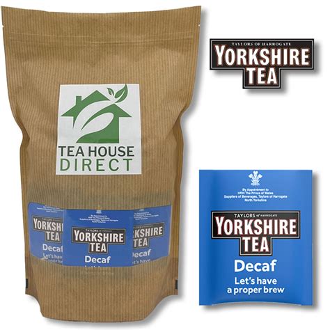Yorkshire Tea Decaf Smooth Lower Caffeine Regular Black Tea 50 to 400 ...
