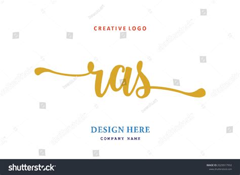 Ras Lettering Logo Simple Easy Understand Stock Vector (Royalty Free) 2029917992 | Shutterstock