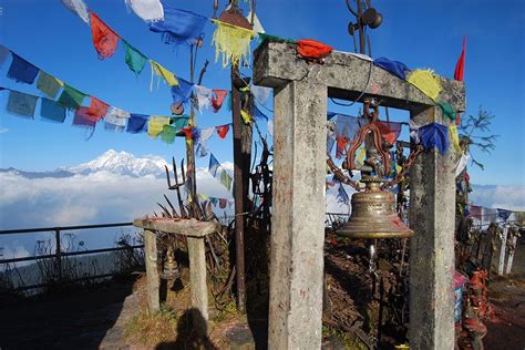 Kalinchowk temple with Gaurishankar in the background Wilderness Adventures, Trekking, Nepal ...