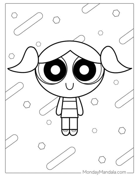 Bubbles Powerpuff Girls Coloring Pages