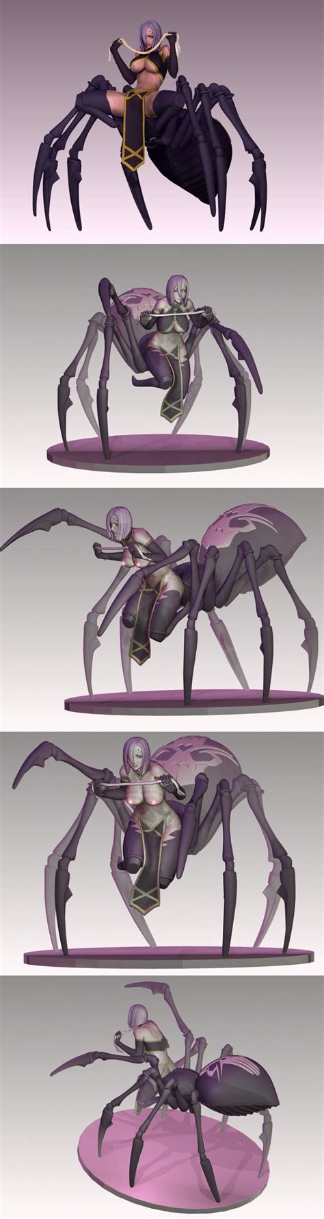 Desire FX 3d models | Rachnera Monster Musume fan art – 3D Print Model STL