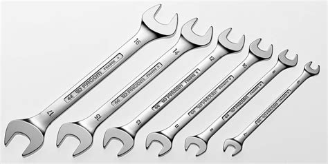 Facom 44.JU6 AF. Double Open Ended Spanner Set 1/4″ – 15/16″ AF Imperial | PrimeTools