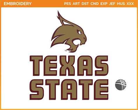 Texas State Bobcats - Secondary Logo (2021) - College Sports Embroidery ...