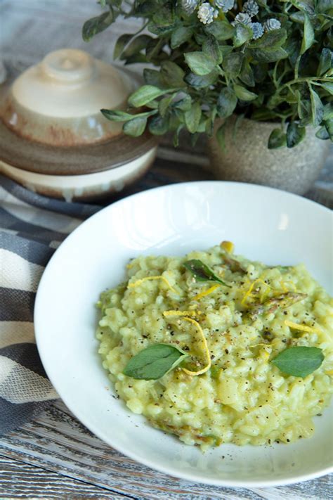 Creamy Lemon & Asparagus Risotto | Italian Food Forever