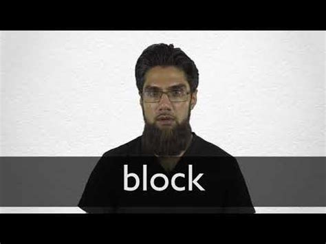 BLOCK definition in American English | Collins English Dictionary