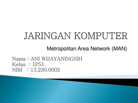 PPT - JARINGAN KOMPUTER PowerPoint Presentation, free download - ID:6290818