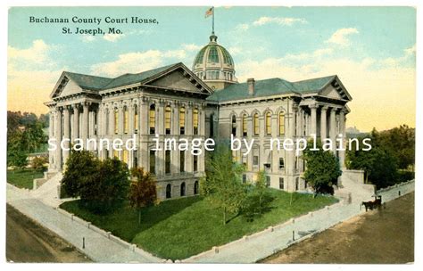 MISSOURI St Joseph - Buchanan County Court House - circa 1908