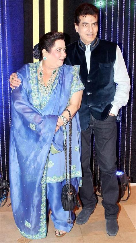 Shobha Kapoor with Jeetendra at Rakesh Roshan’s birthday bash. # ...