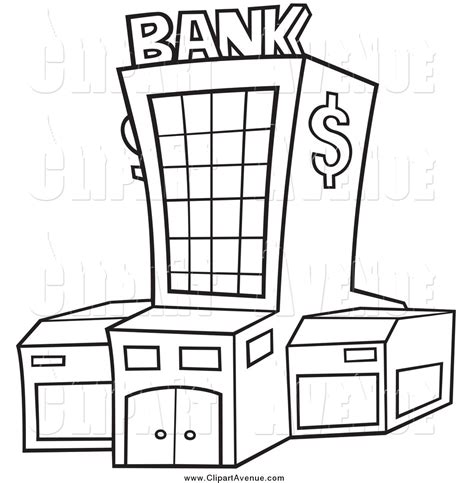 Bank Clip Art Black And White | Clipart Panda - Free Clipart Images