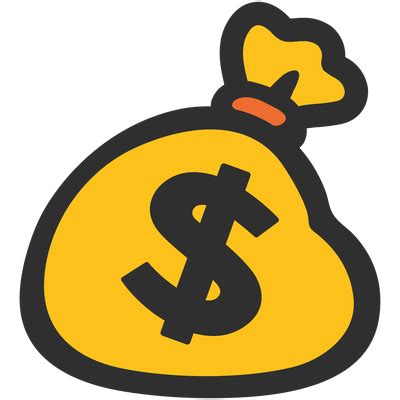 Emoji Bag Of Cash transparent PNG - StickPNG