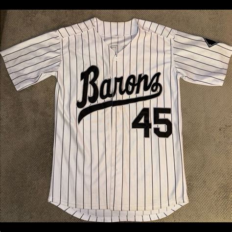 Rare Barons Michael Jordan Baseball Jersey - Gem