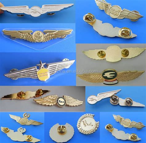 Flight School Wings Badge Pilot Wings For Uniform - Buy Pilot Wings ...