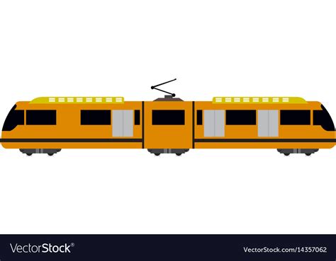 Train side view Royalty Free Vector Image - VectorStock