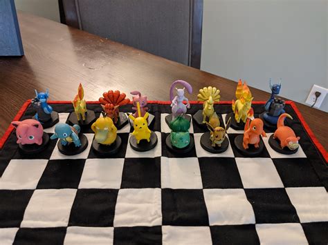 Update: Pokemon Chess Set Finished! : r/minipainting