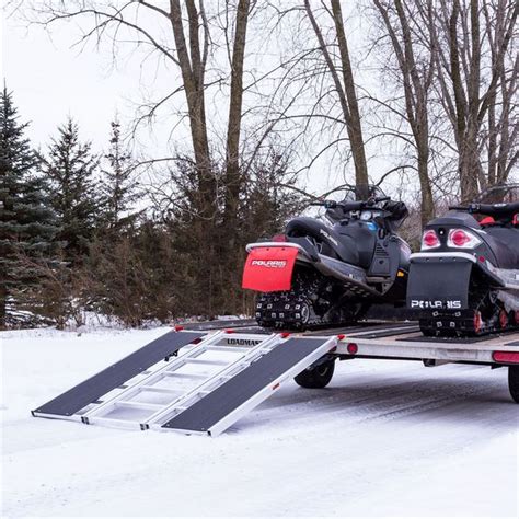 Black Ice 60" x 54" Snowmobile Loading Ramp with Extra Wide Glides ...