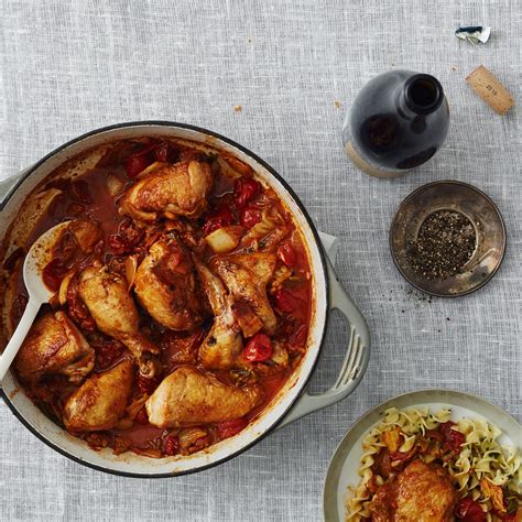 Kimchi-Braised Chicken with Bacon Recipe | Bon Appétit