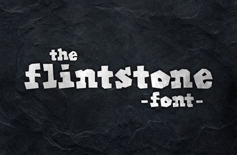 Flintstone Font :: Behance