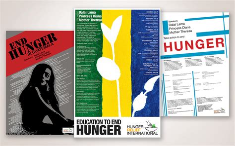 End Hunger Poster Project on Behance