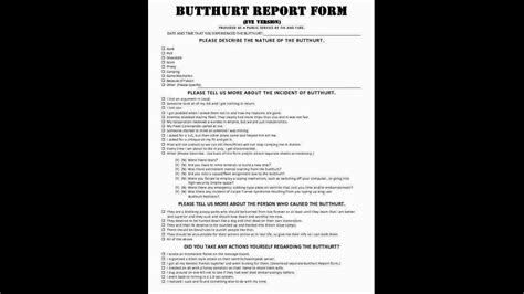 Butthurt Report Form Pdf - heresload