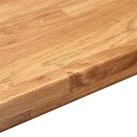 38mm Colmar oak Wood effect Laminate Round edge Kitchen Breakfast bar Worktop, (L)2000mm | DIY ...