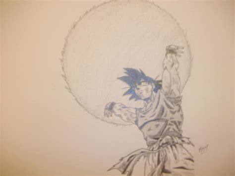 goku and his spirit bomb by vegeta-goku on DeviantArt