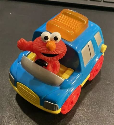 RARE 1997 TYCO Sesame Street Elmo Emergency Vehicle lights & sounds Ride with $15.99 - PicClick