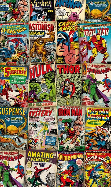 Vintage Marvel Comics Wallpaper Marvel Comic Backgrounds - The Art of ...