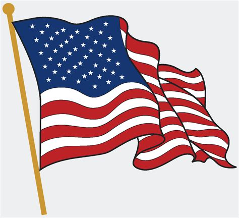 Waving American Flag Gif - ClipArt Best