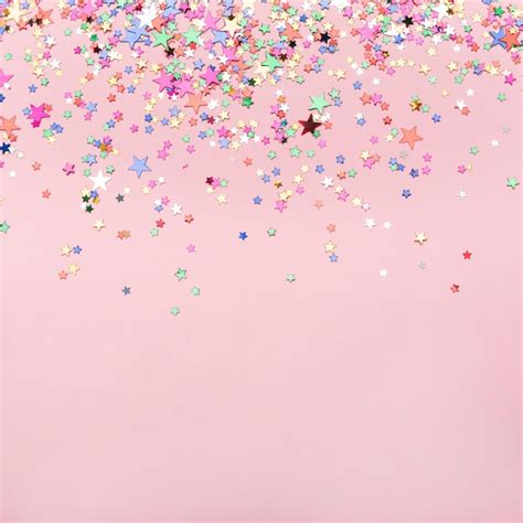 Pink Confetti Wallpaper