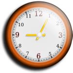 Modern clocks vector graphics | Free SVG