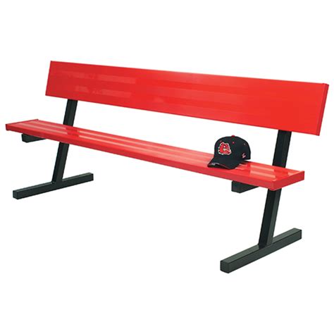 7½ Player Bench w/Seat Back (Portable – Powder Coated) | Jaypro Sports ...