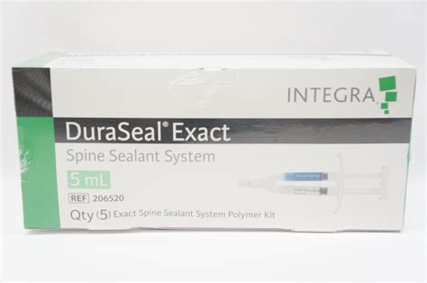 Integra 206520 DuraSeal Exact Spine Sealant System 5ml (x) - Box of 5