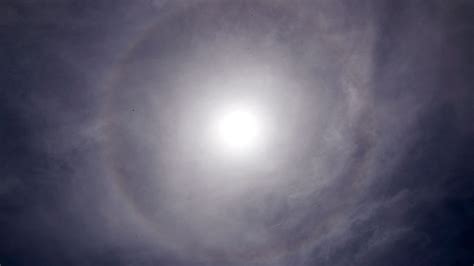 Halo appears around the sun in Corpus Christi