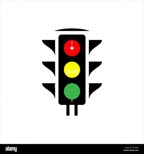 Traffic Light Icon, Traffic Control Light Vector Art Illustration Stock Vector Image & Art - Alamy