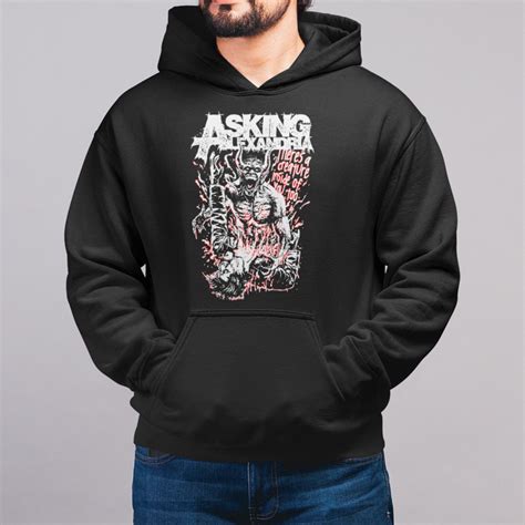 Asking Alexandria Hoodie Artwork, Heavy Metal Merch – Metal Merch T ...