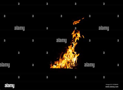 Danger fire on a dark background. Background from fire. Fire pattern ...