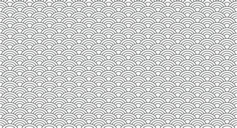 Geometric seamless pattern background cloud, river, or waves design. Vector illustration of ...