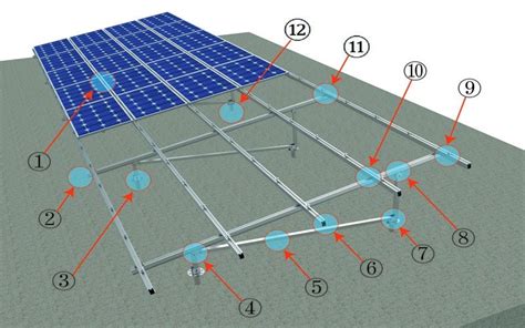 Adjustable Aluminum Solar Panel Mounting Kit Systems , PV Solar Mounting Systems